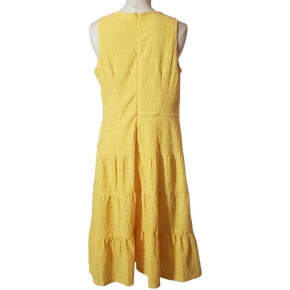 London Times Ethereal Euro Summer Resortwear A-Line Dress - Picture 6 of 10